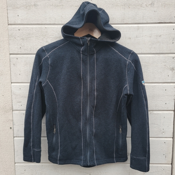 Kuhl Other - Kuhl Kid's Black Zip-up Hooded Jacket - size M (10-12)